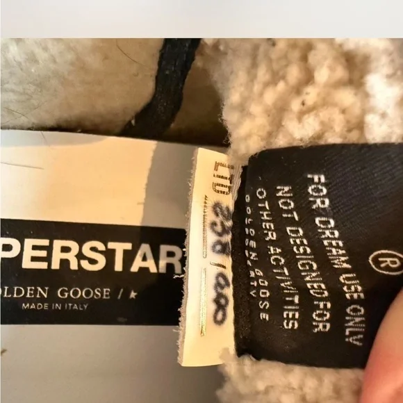 Golden Goose Private Edit White Shearling Superstar - Picture 4 of 5